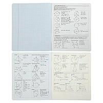 Зошит ZiBi предметний BLACK 48 аркушів клітинка, геометрія (ZB.1700-08), фото 3