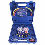 Манометричний колектор Value R134a VMG-2 двохвентильний з автомуфтами, шланги 90 см