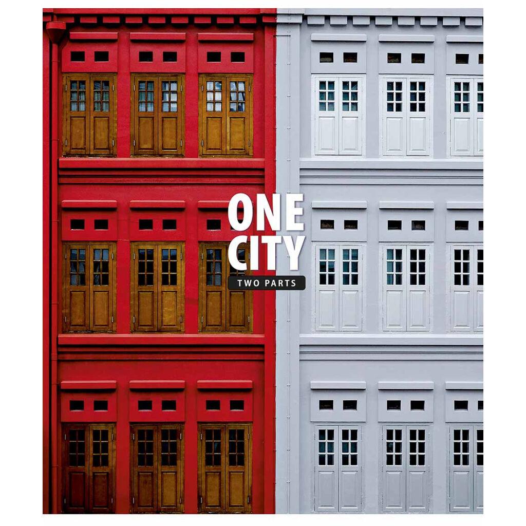 Зошит Школярик One city, two parts 80 аркушів лінія (080-3137L), фото 1