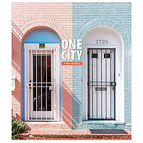 Зошит Школярик One city, two parts 80 аркушів лінія (080-3137L), фото 2