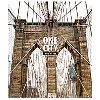 Зошит Школярик One city, two parts 80 аркушів лінія (080-3137L), фото 4