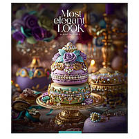 Зошит Школярик Luxury desserts 96 аркушів клітинка (096-3477K), фото 3