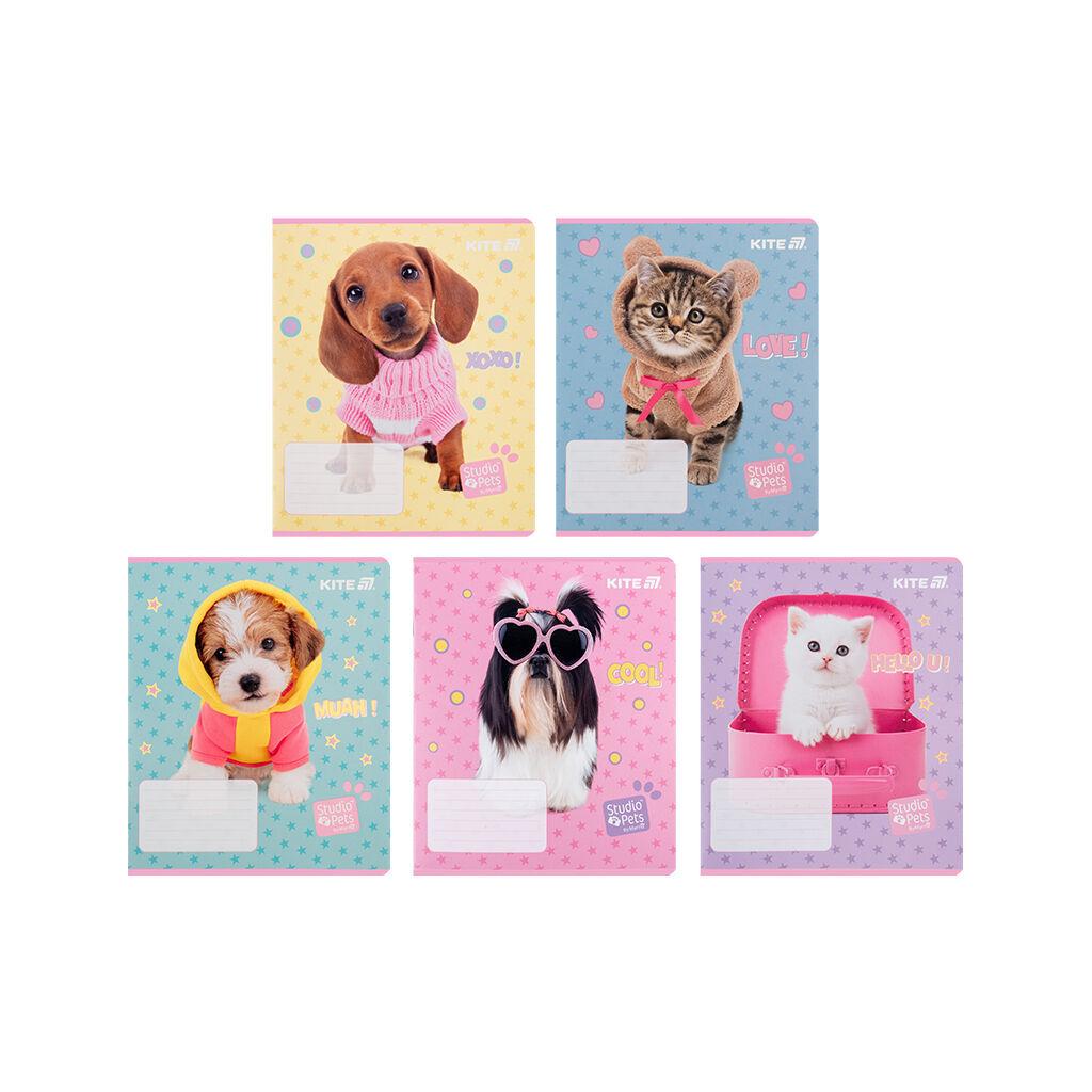 Зошит Kite Studio Pets, 12 аркушів, лінія (SP25-234), фото 1