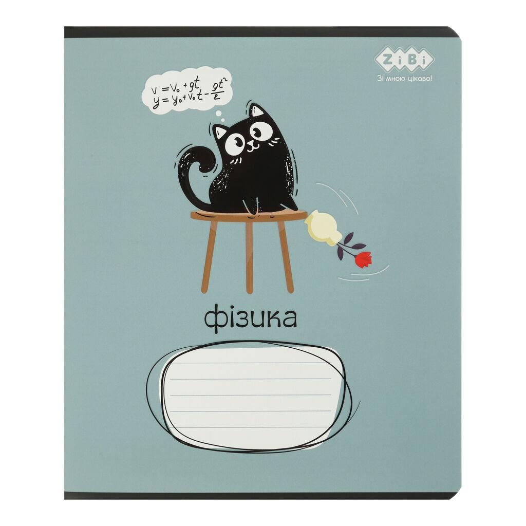 Зошит ZiBi предметний CRAZY CAT 48 аркушів клітинка, фізика (ZB.1703-17), фото 1