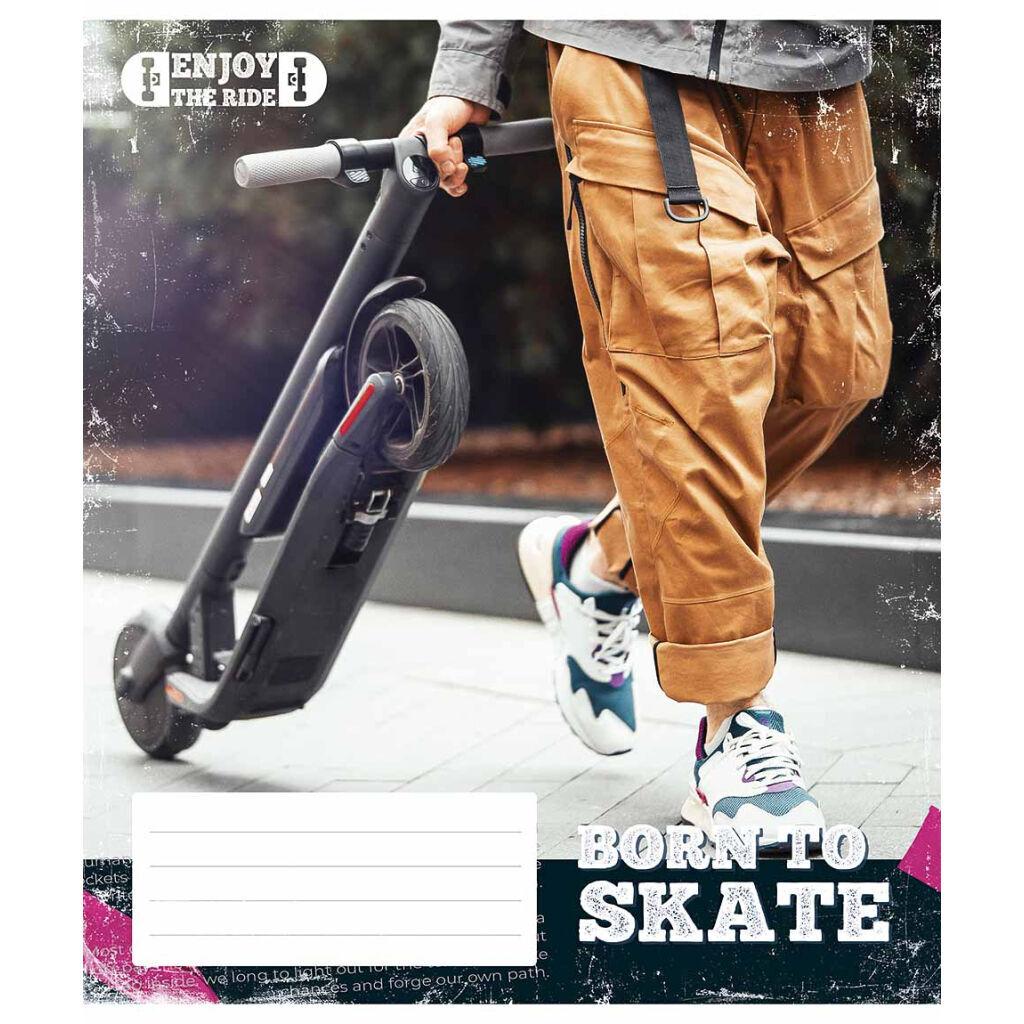 Зошит Школярик Enjoy the ride 48 аркушів клітинка (048-3317K), фото 1