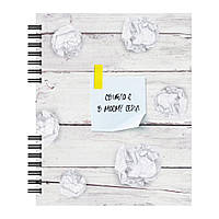 Блокнот Optima В5 пластикова обкладинка, спіраль, 60 аркушів, клітинка (O25928)