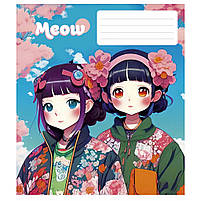 Зошит Школярик Kawaii 48 аркушів клітинка (048-3302K), фото 5