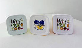 Контейнер Ланчбокс 1,3 л квадратний (216)