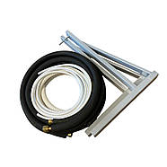 Готова міжблокова траса для кондиціонера 3 метри, 1/4 і 1/2 (6 мм і 12 мм), фото 2