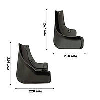 Бризковики Lesko на авто Tesla model Y 2021+ захищають кузов від бруду пилу каменів 4 шт 10 шт., фото 4