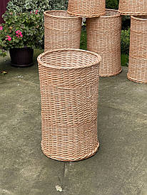 Кругла корзина із лози 60см