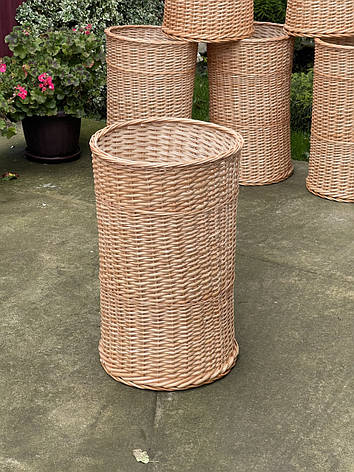 Кругла корзина із лози 60см, фото 1