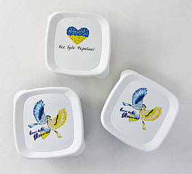 Контейнер Ланчбокс 0,9 л квадратний (193)