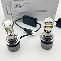LED-лінзи H7 Bi-LED A80 6000K 16000LM 80W Canbus | Мінілінзи ближнього та далекого світла для фар