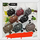 Сумка жіноча на блискавці з ланцюжком зі штучної шкіри в різних кольорах Zhenya, фото 2