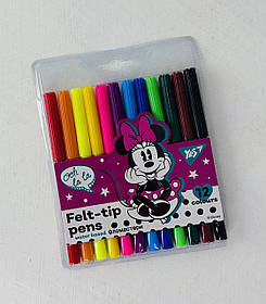 Набір фломастерів 12 кольорів Minnie Mouse (650475) Yes