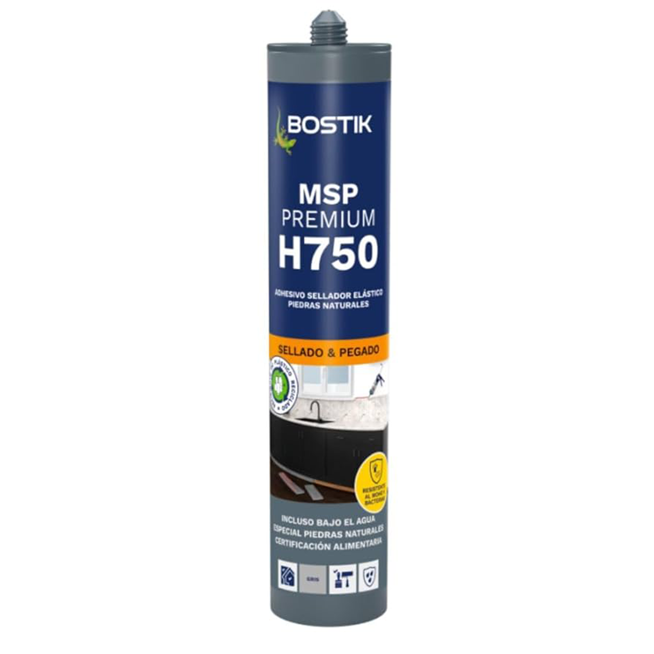 Герметик гибридный Bostik H750 Seal n'Bond 600 мл (серый-бетон) - фото 1 - id-p2702202938