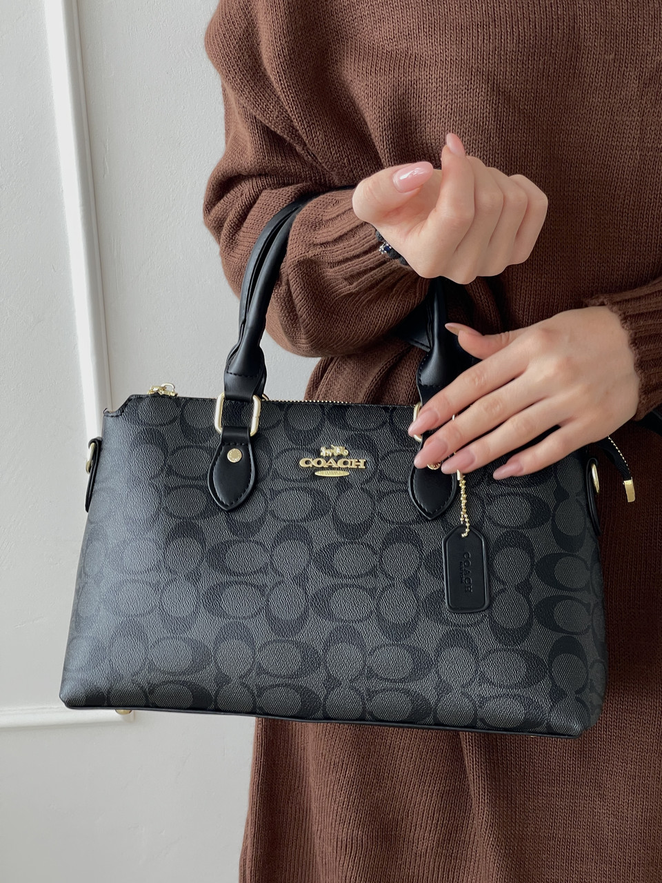 Сумка жіноча COACH Crossbody чорний, фото 1