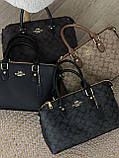 Сумка жіноча COACH Crossbody чорний, фото 9