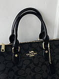 Сумка жіноча COACH Crossbody чорний, фото 8