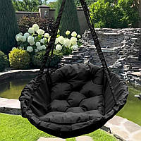 Кресло Качель 1м 250кг Дніпро гойдалка крісло-гніздо до хати міцне підвісне  матрац кокон дорослих гамак підвісний садова качеля
