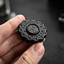 Антистрес спіннер BUNKER BLACK DOOR іграшка з металу фіджет чорний EDC, фото 4