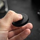 Антистрес спіннер BUNKER BLACK DOOR іграшка з металу фіджет чорний EDC, фото 3