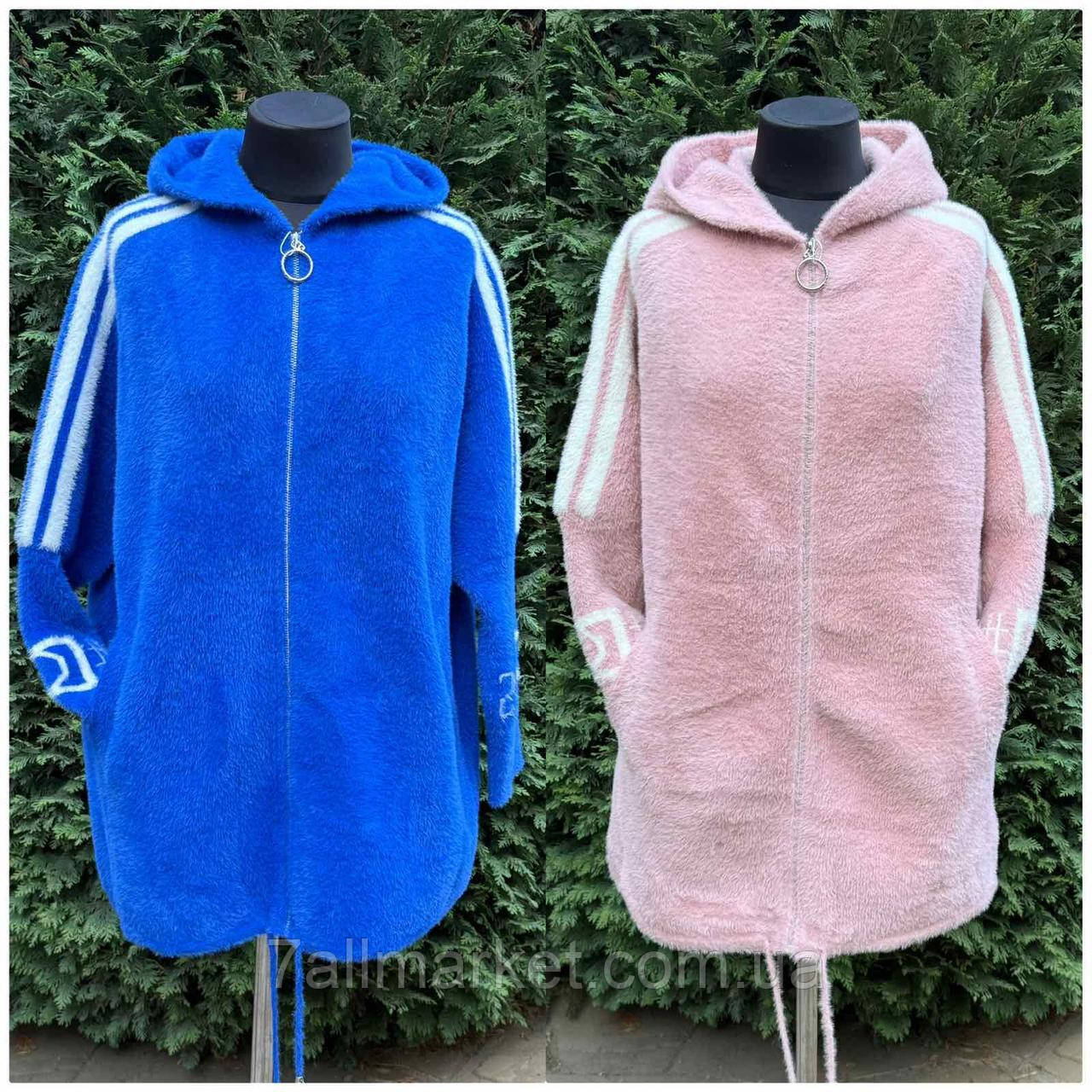 Кардиган жіночий, стильний напівбатал р-р довжина 80 об'ємів 126 см (5кв)"ALPAKA" недорого від прямого постачальника