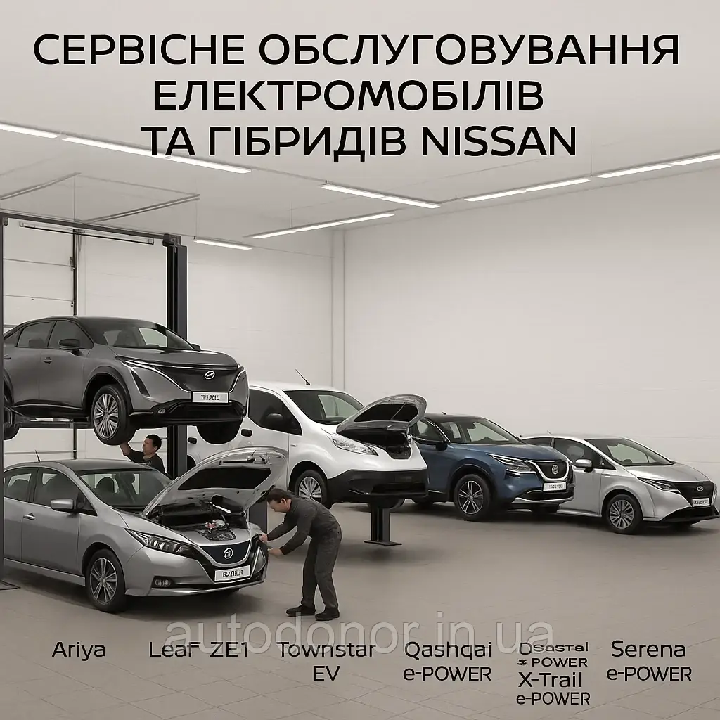 Чекліст для діагностики електромобілів EV NISSAN