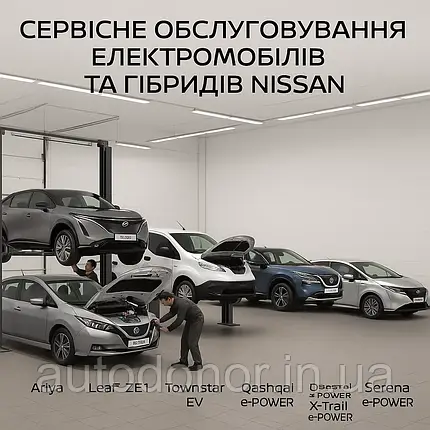 Чекліст для діагностики електромобілів EV NISSAN, фото 1