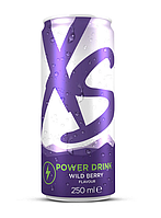 XS Power Drink Енергетичний напій зі смаком лісових ягід 12 банок x 250 мл