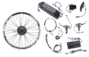 Електричний велонабір задній заводський 29 дюймів: мотор MXSUS 500W, акумулятор/ контролер 48V 12.5Ah з дисплеєм LSD та пас