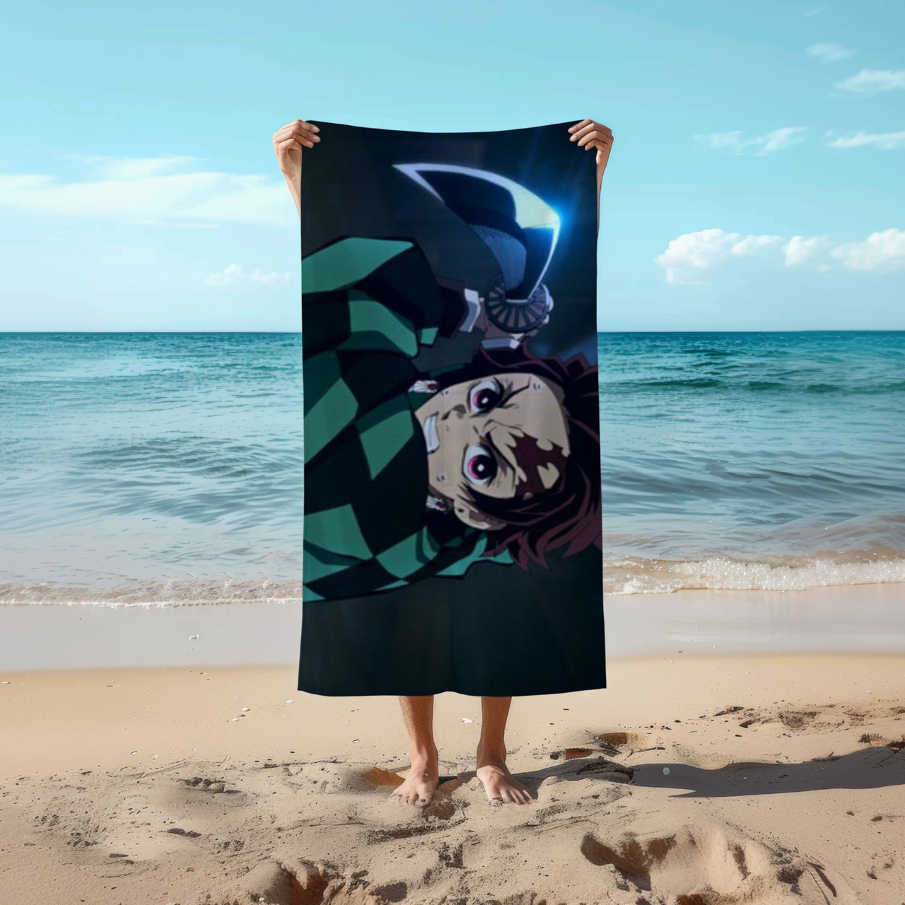 Аніме рушник Клинок, що розсікає демонів 78 на 140 см, код 156