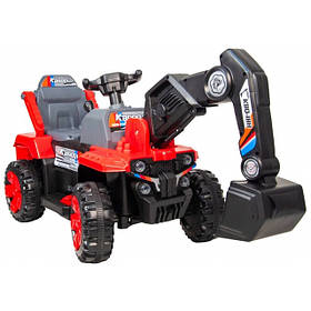 Екскаватор дитячий трактор великий на акумуляторі Spoko SP-188 червоний