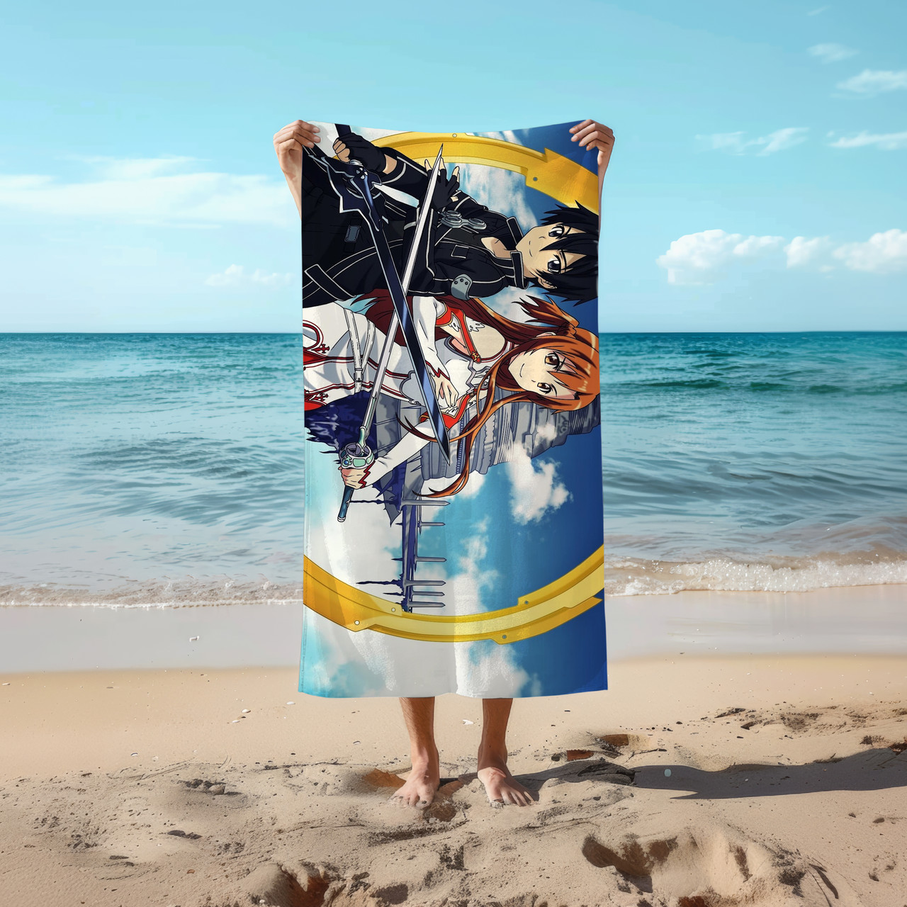 Аніме рушник Майстер меча Онлайн 78 на 140 см, код 183