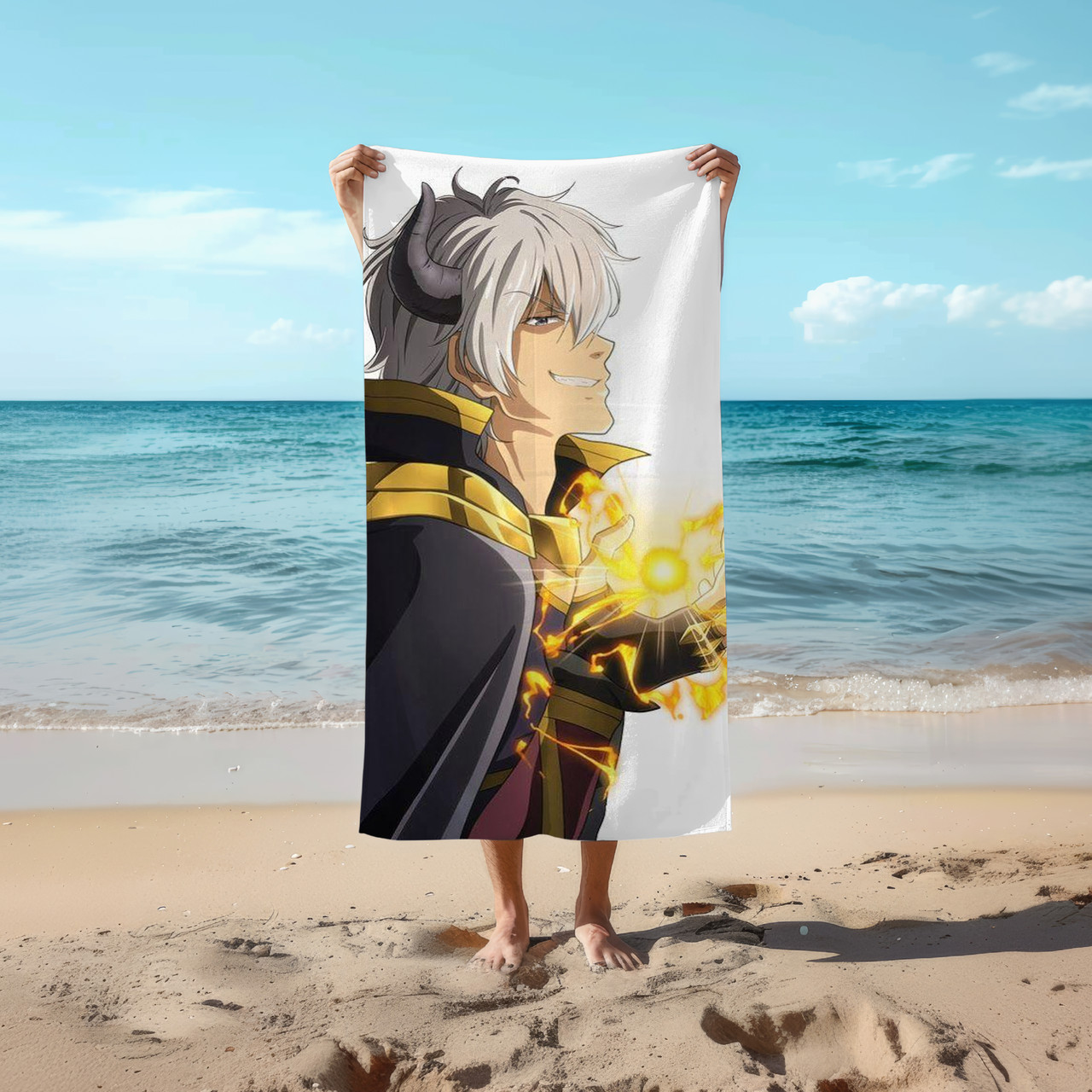 Аніме рушник Володар темряви: Інша історія світу - Магія підпорядкування 78 на 140 см, код 216