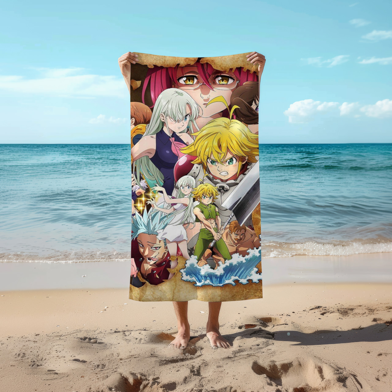 Аніме рушник Злочин: Сім смертних гріхів 78 на 140 см, код 223