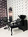 Меблевий набір Mozart Black для перукаря: крісло з гідравлікою на диску + перукарська мийка, фото 2