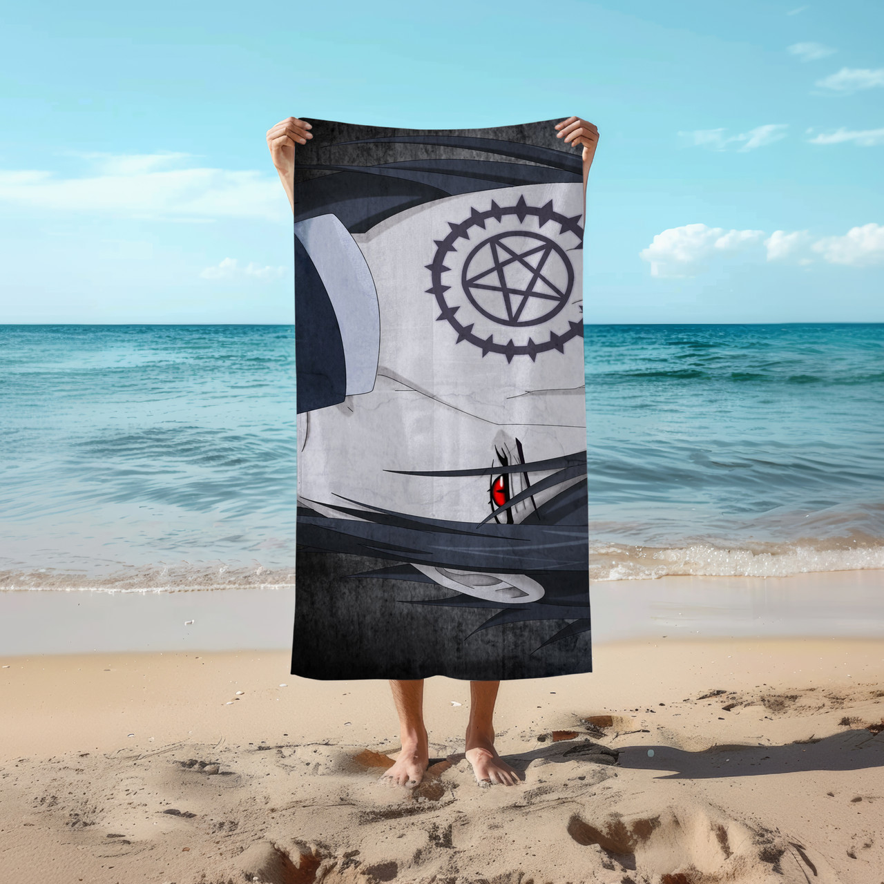 Аніме рушник Темний дворецький 78 на 140 см, код 235