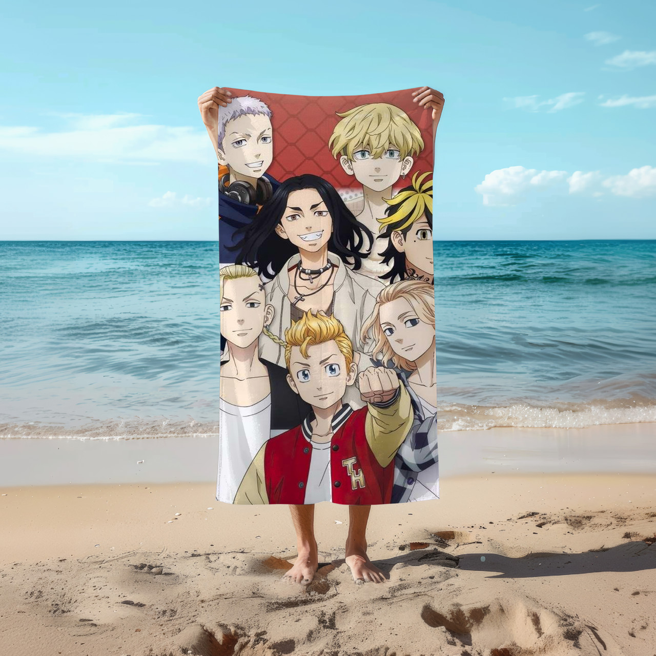 Аніме рушник Токійські месники 78 на 140 см, код 244