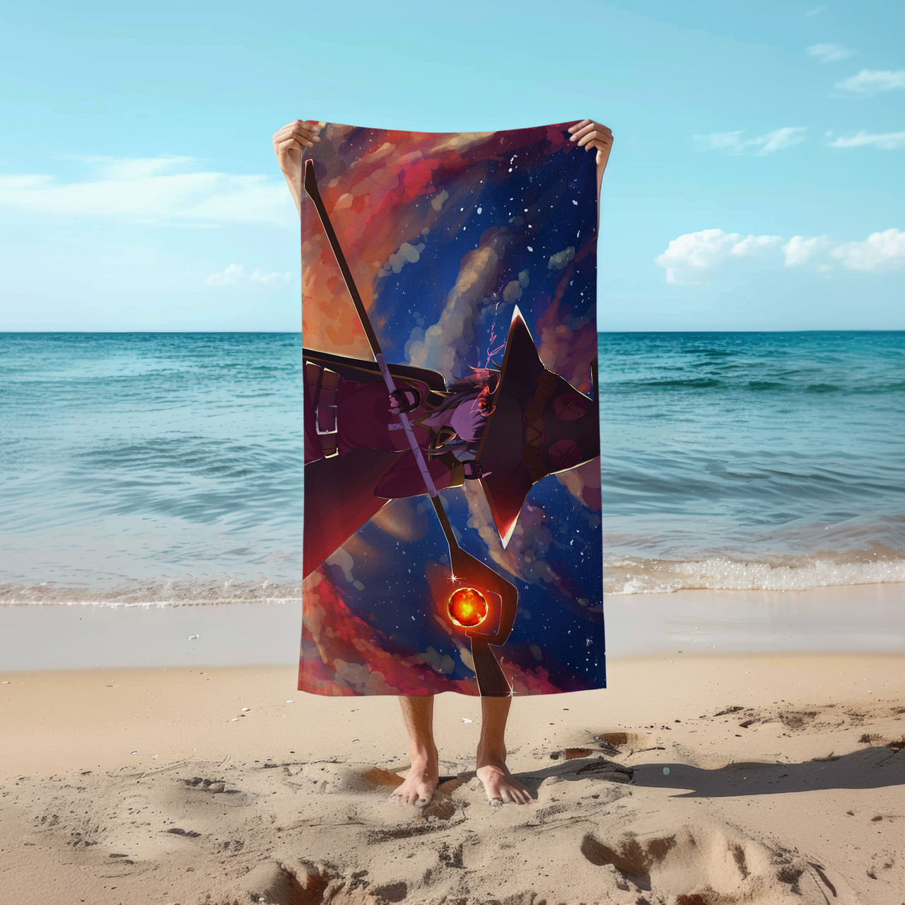 Аніме рушник Цей чудовий світ! 78 на 140 см, код 276