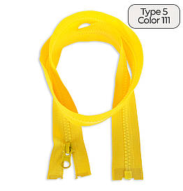 Блискавка тракторна Тип5 Жовток пластикова довжина 50см 1Б