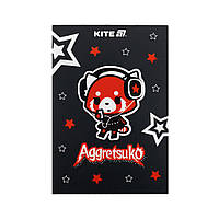 Блокнот Kite Aggretsuko A5, 50 аркушів, клітинка (AR25-194)