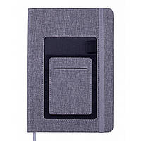 Блокнот Buromax діловий Comfort A5 у клітинку 96 аркушів обкладинка зі штучн (BM.295109-09)