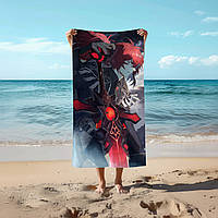 Аніме рушник Ділук Геншин Імпакт (Genshin Impact) 78 на 140 см, код 13