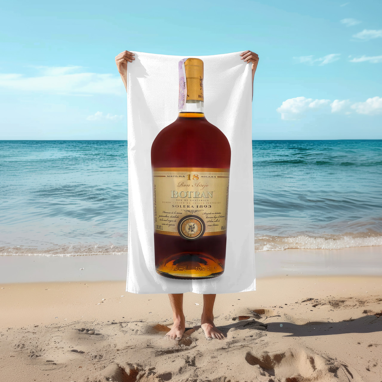 Рушник 78*140 см Ром Botran Anejo 18 лет, 1л