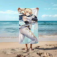 Аніме рушник Джин Геншин Імпакт (Genshin Impact) 78 на 140 см, код 14