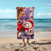 Аніме рушник Клі Геншин Імпакт (Genshin Impact) 78 на 140 см, код 16