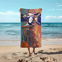 Аніме рушник Ліза Геншин Імпакт (Genshin Impact) 78 на 140 см, код 17