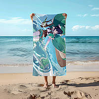 Аніме рушник Венті Геншин Імпакт (Genshin Impact) 78 на 140 см, код 19